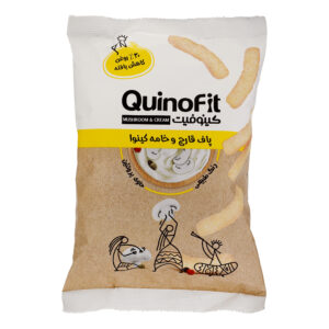 “Snack de Puff Quinoa, Champignon & Crème – Réduit en Graisses, Quinofit, 45 g (x10)”
