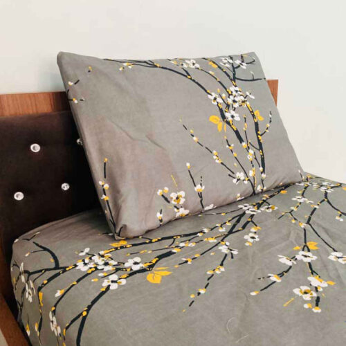 Ensemble de draps de lit à 2 pièces avec motif floral