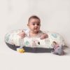Coussin d'allaitement pour bébé avec housse en coton Modèle Forêt