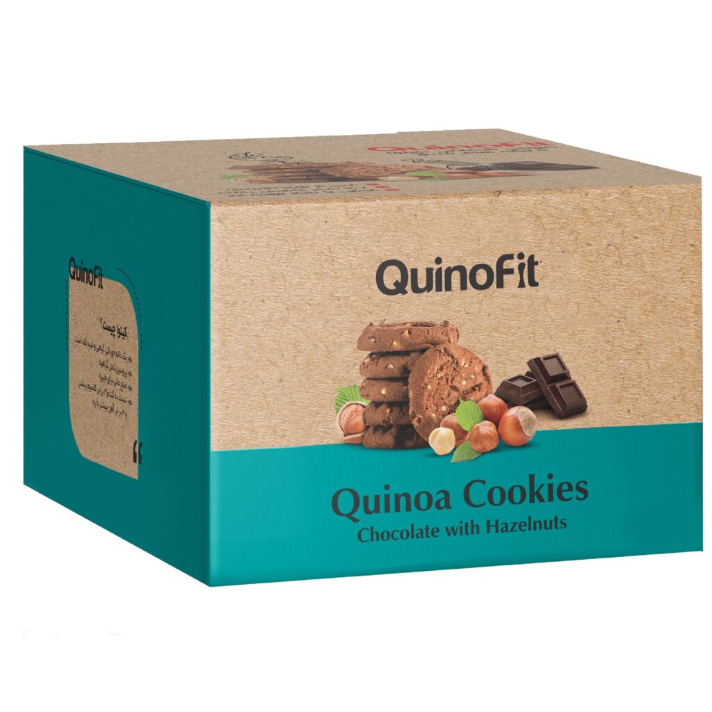 Biscuits à la vanille et quinoa avec morceaux de cacao par Quinofit 185g