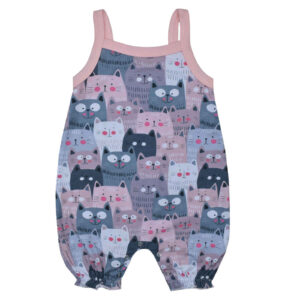 Barboteuse Sans Manches pour Bébé Fille – Respirante & Idéale pour l’Été