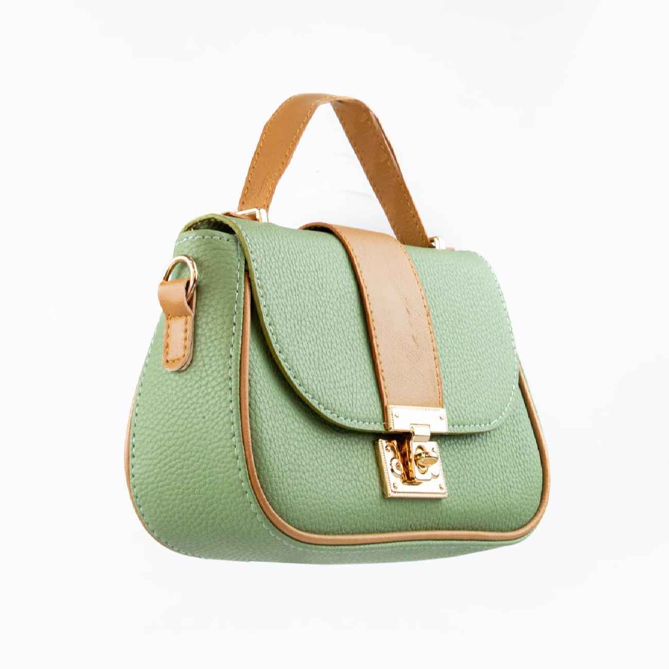 Sac à main en cuir Bauletto avec poignée unique et sangle longue