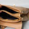 Sac à main en cuir Bauletto avec poignée unique et sangle longue