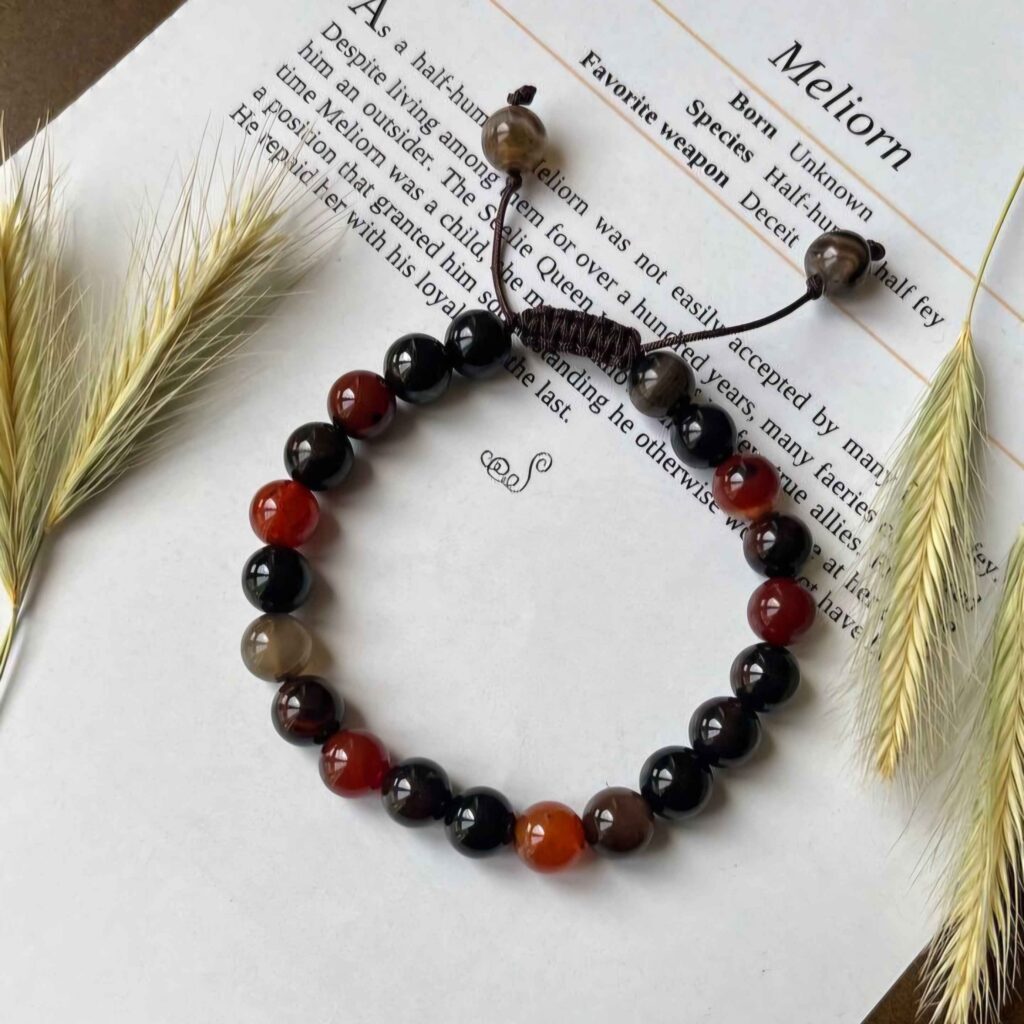 Bracelet perlé Sulemani Hakik pour femme fait main