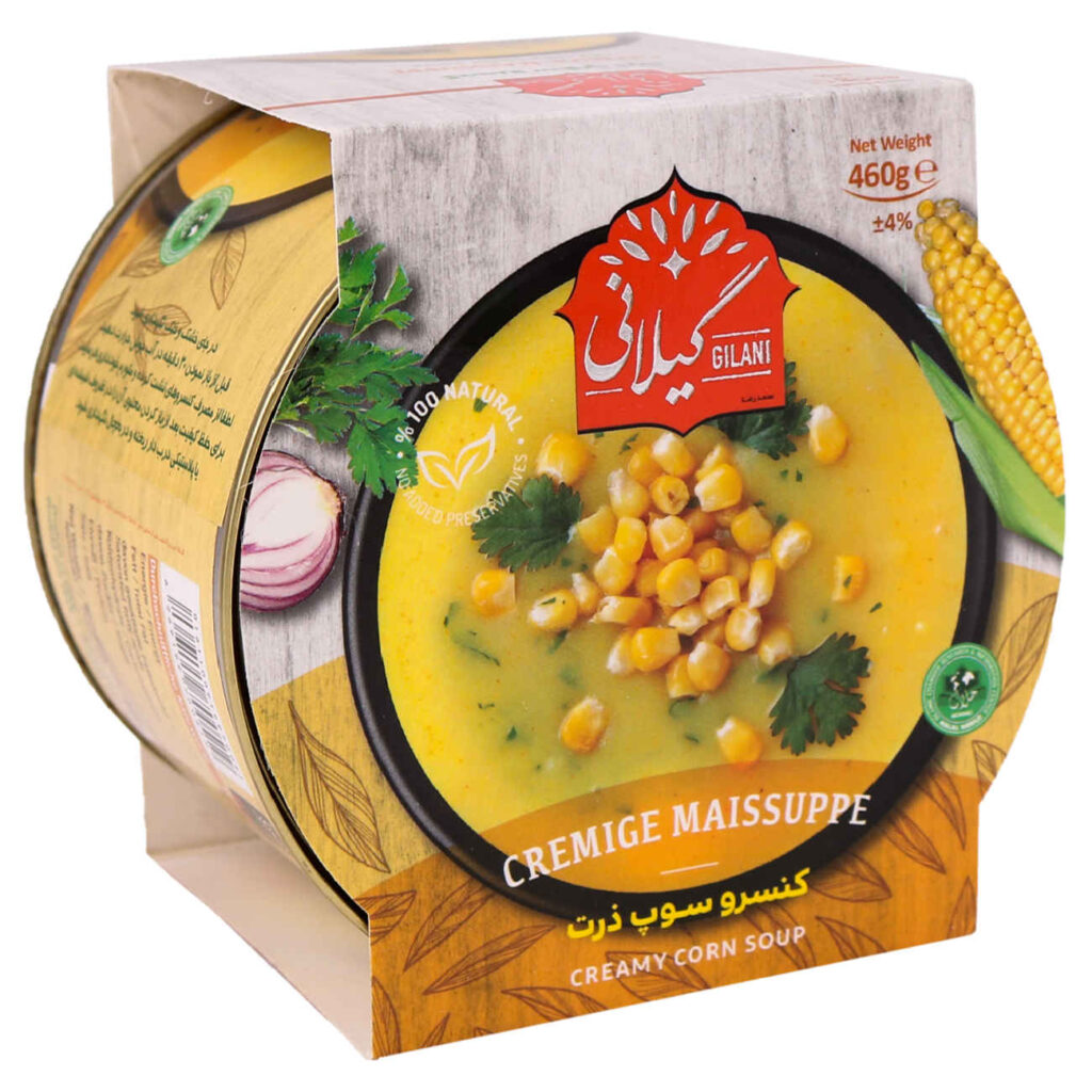 Soupe de maïs en conserve – 350g (paquet de 5)