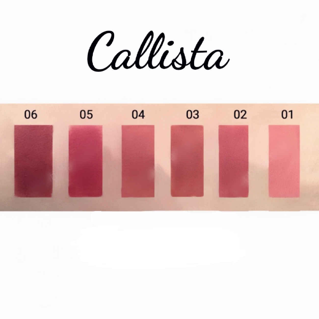 Rouge à Lèvres Longue Tenue Calista, Couleur Riche et Sensation Luxueuse : Numéro 6