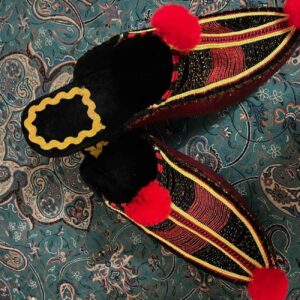 Charough – Chaussons Perses au Style Vintage pour Femmes
