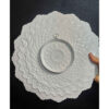 Minakari décoratif sur plat en cuivre – Émaillage peint à la main pour décoration murale