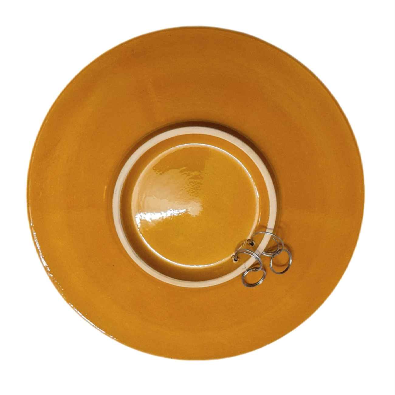 Assiette Décorative en Céramique Art Persan Minakari Art Mural Floral Fait Main