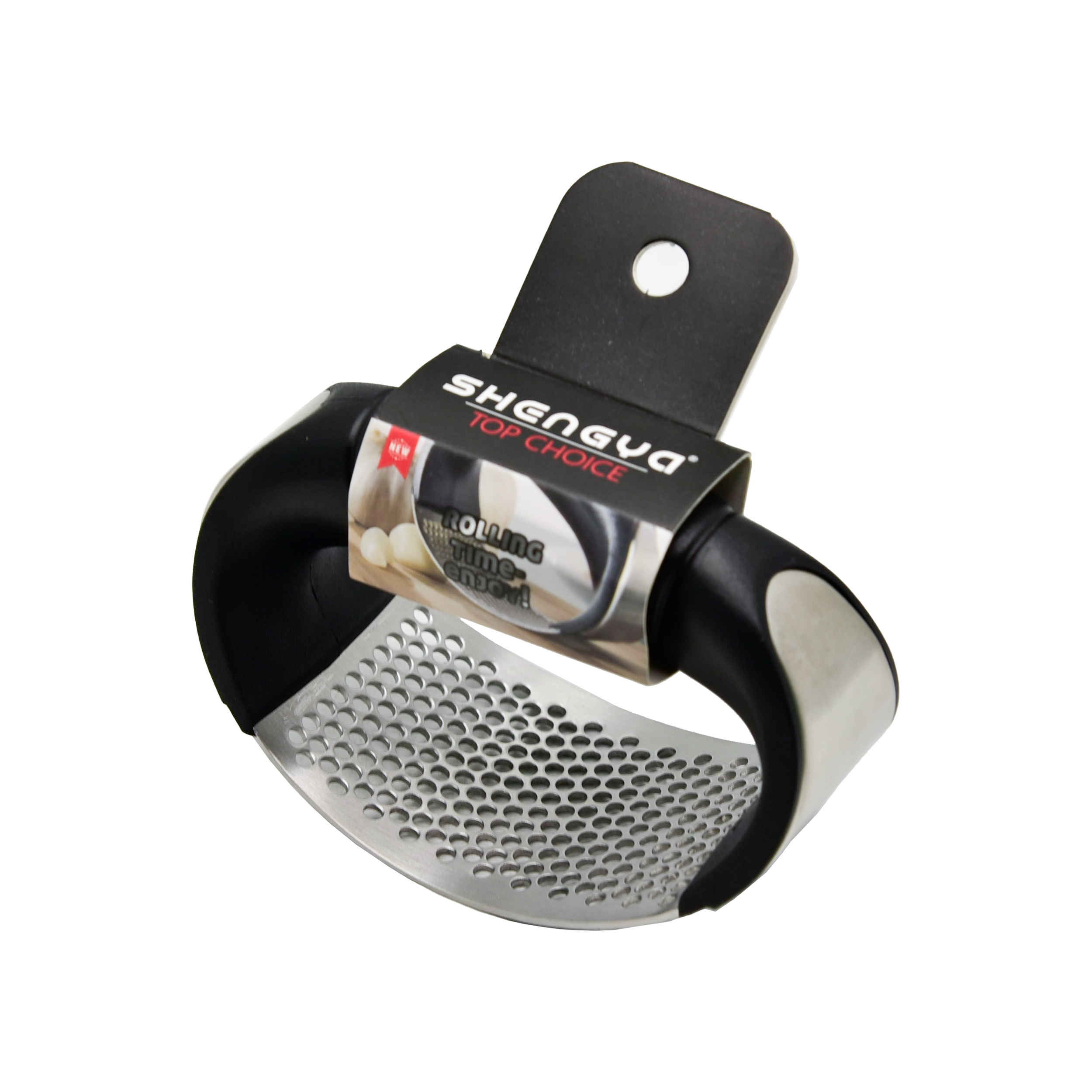 Presse-Ail Manuel en Acier Inoxydable pour la Cuisine