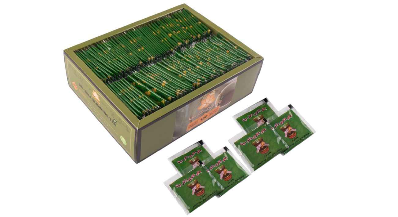 Dr. Sina Thé Amincissant Iranien Pack de 100 pour soutien à la perte de poids