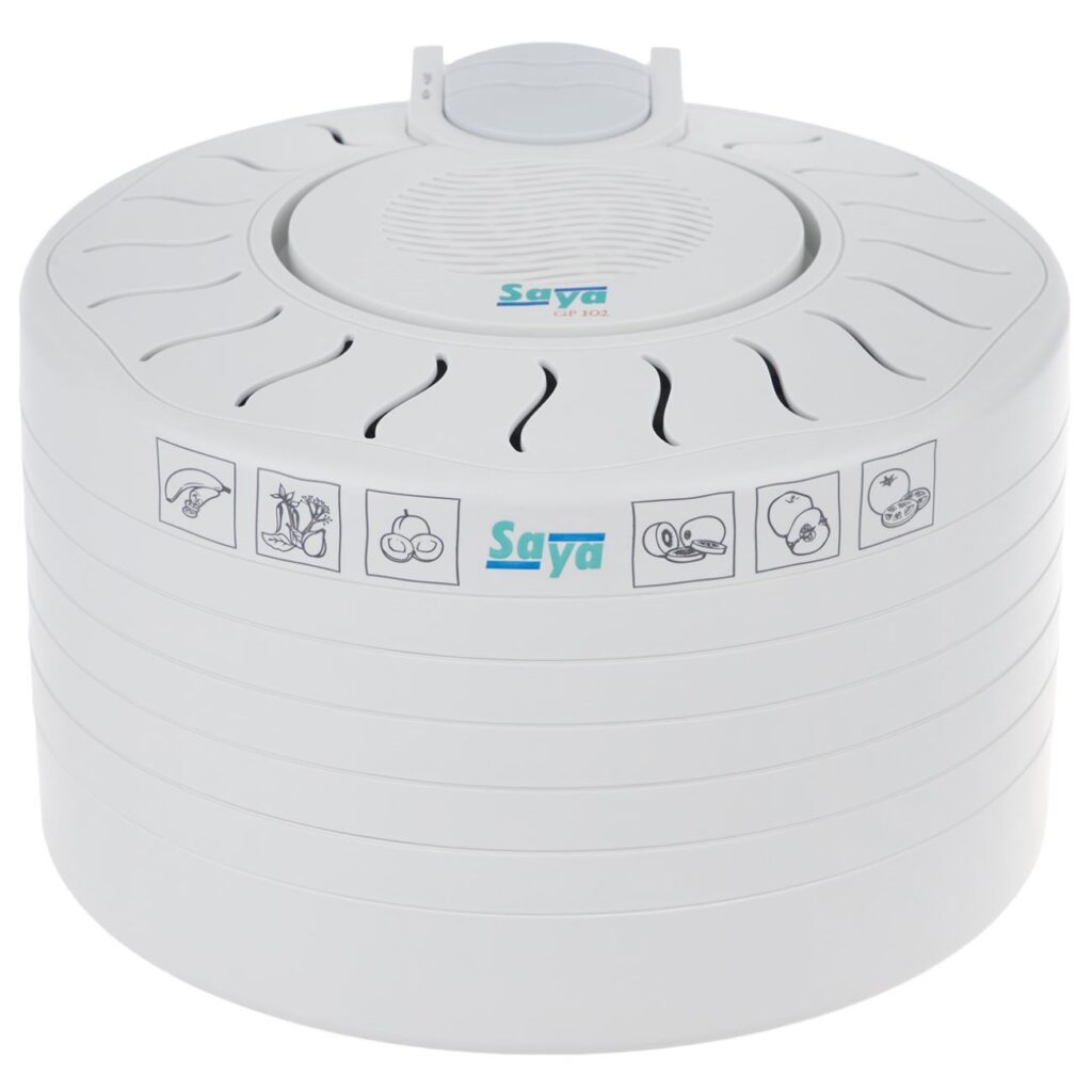 Séchoir électrique Saya pour fruits et légumes, modèle multi-plateaux GP-102.