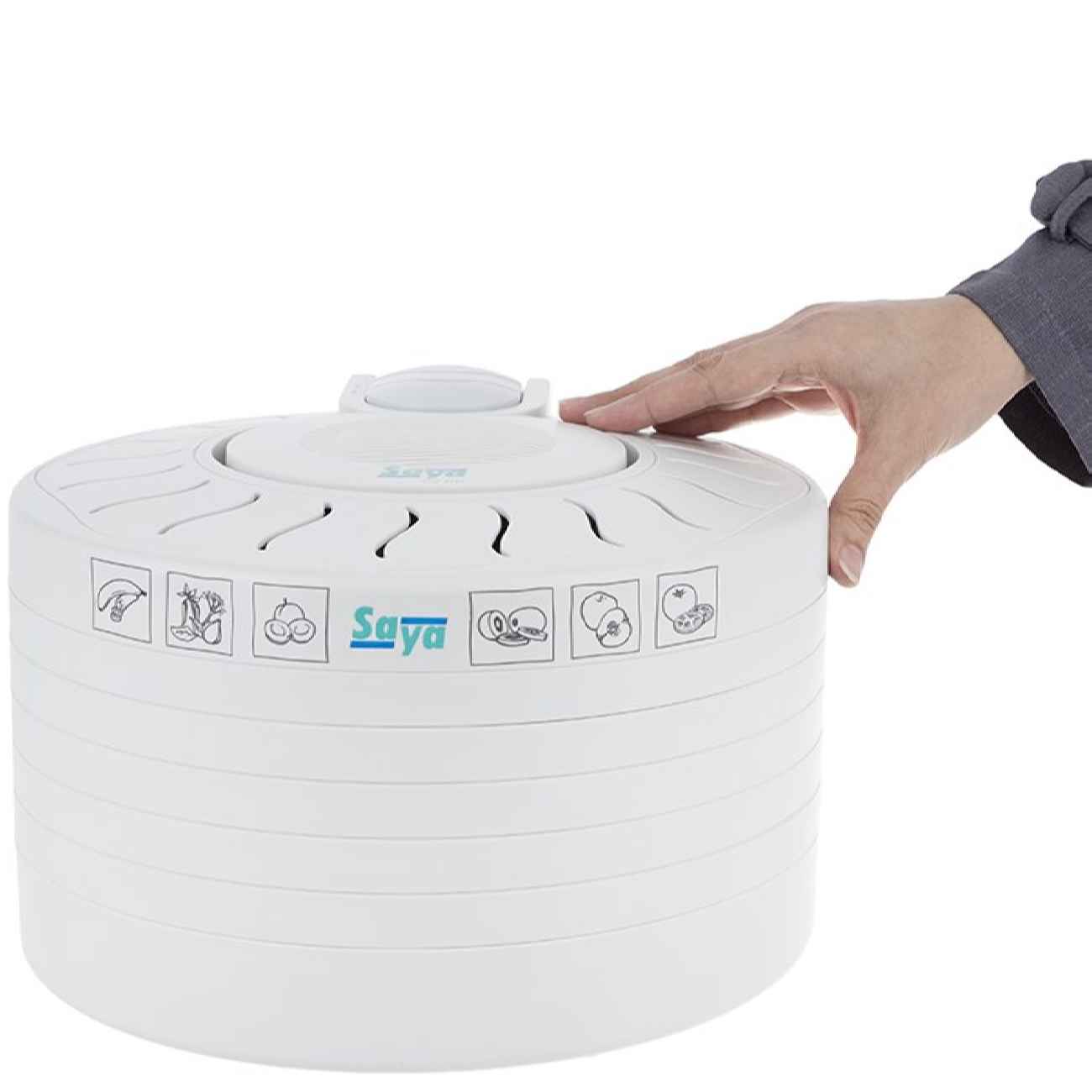 Séchoir électrique Saya pour fruits et légumes, modèle multi-plateaux GP-102.