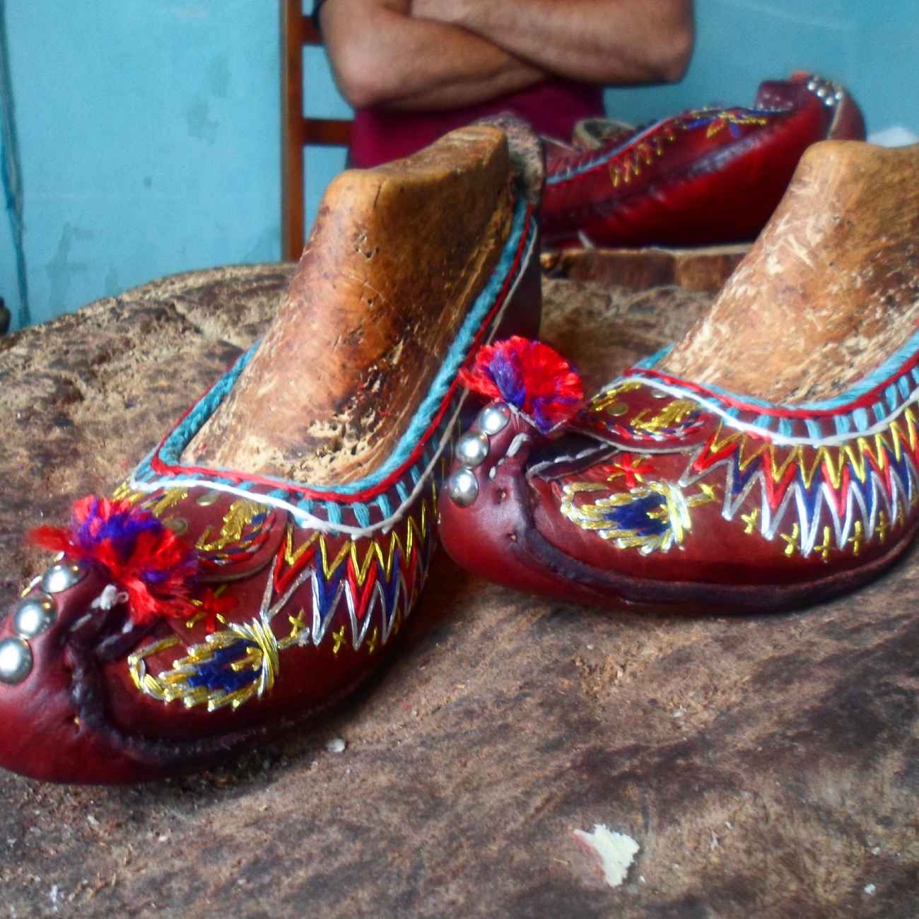 Chaussons Perses au Style Vintage Charough Élégants pour Femmes