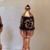 Flacon à eau de rose en cuivre persan élégant