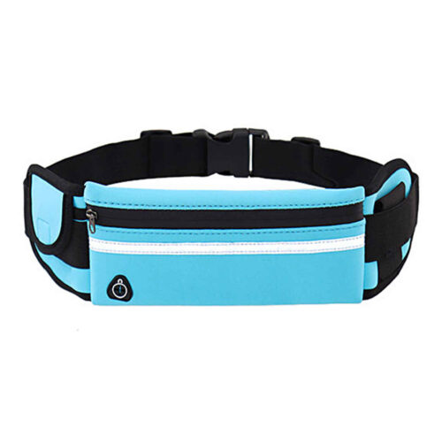 Ceinture chic en toile turquoise – Confort et style essentiels