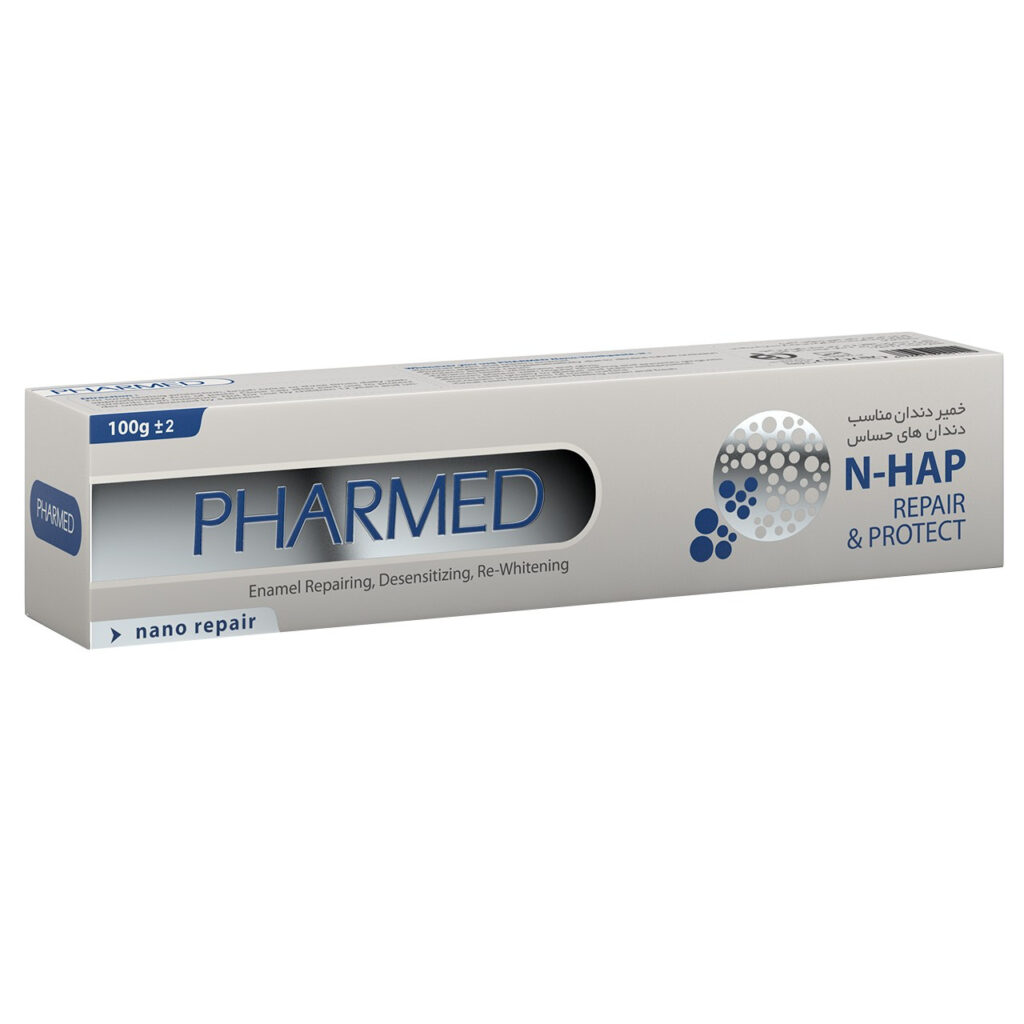 Dentifrice nano Farmed N-HAP Sensible 100 g tube pour soin délicat (lot de 6)