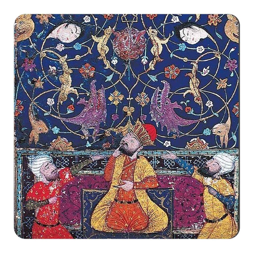 Aimant de Réfrigérateur avec Motif de Peinture Iranienne