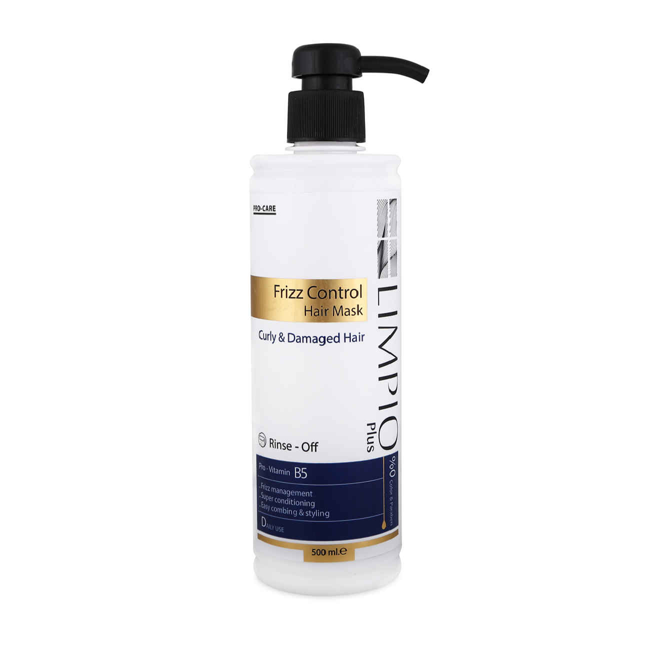 Masque Capillaire Anti-Frisottis pour Cheveux Bouclés & Abîmés par Limpio - 500ml