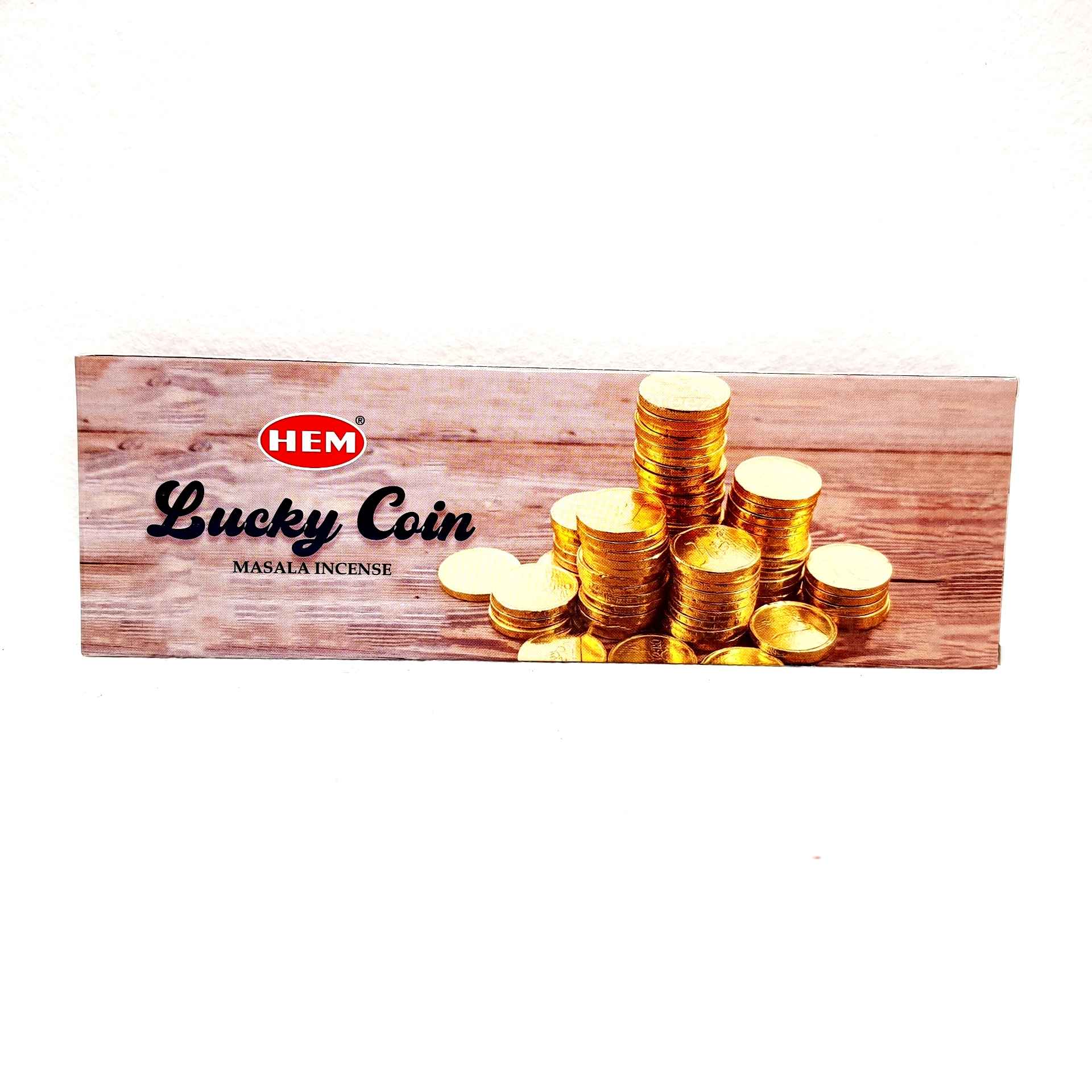 Hem Lucky Coin Bâtons d'Encens – 20 Bâtons Artisanaux (Lot de 4)