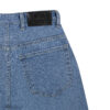 Jeans Bleus Taille Haute Jambe Droite pour Femme - Stylé et Confortable