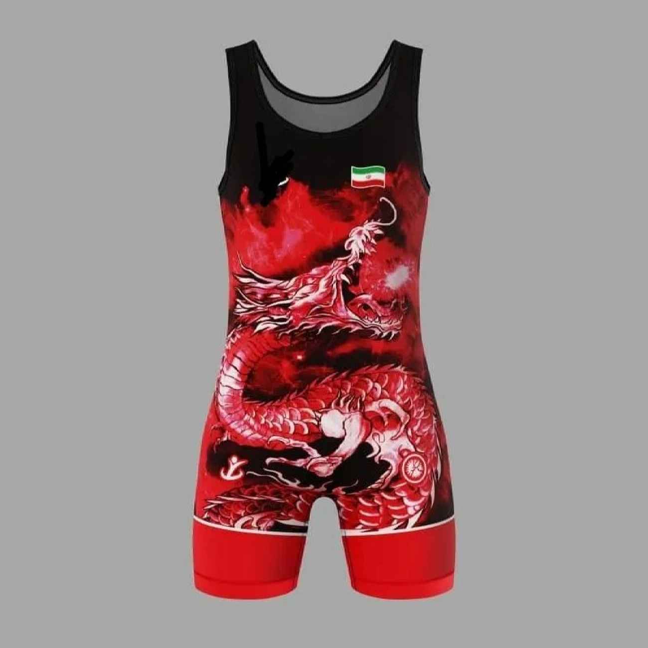 Singlet de Lutte Sans Manches Iranien Durable