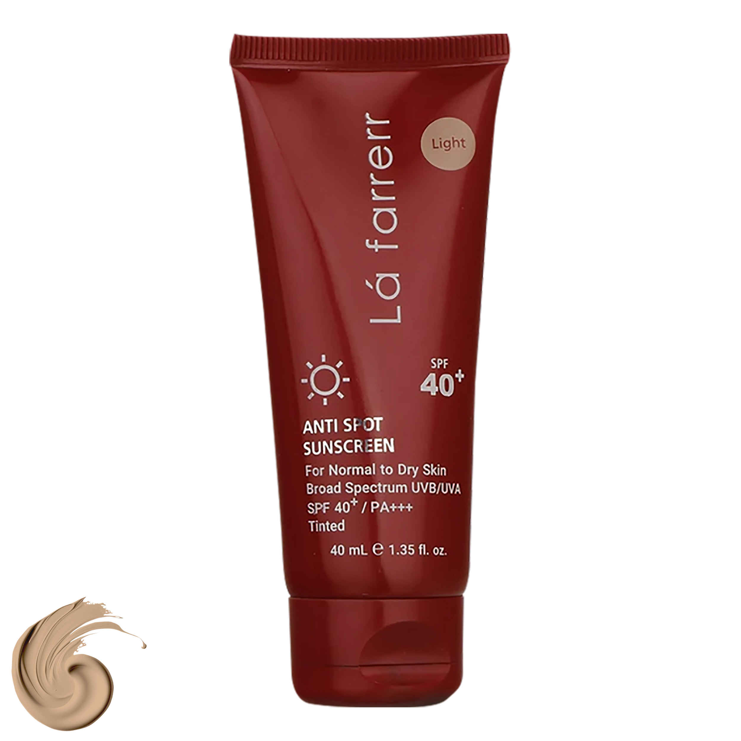 La Farrerr Écran Solaire Anti-Taches Incolore SPF50 pour Peaux Grasses 40 ml