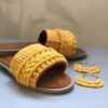 Chaussons Boho Chic en Macramé pour Femmes, Modèle Sepideh