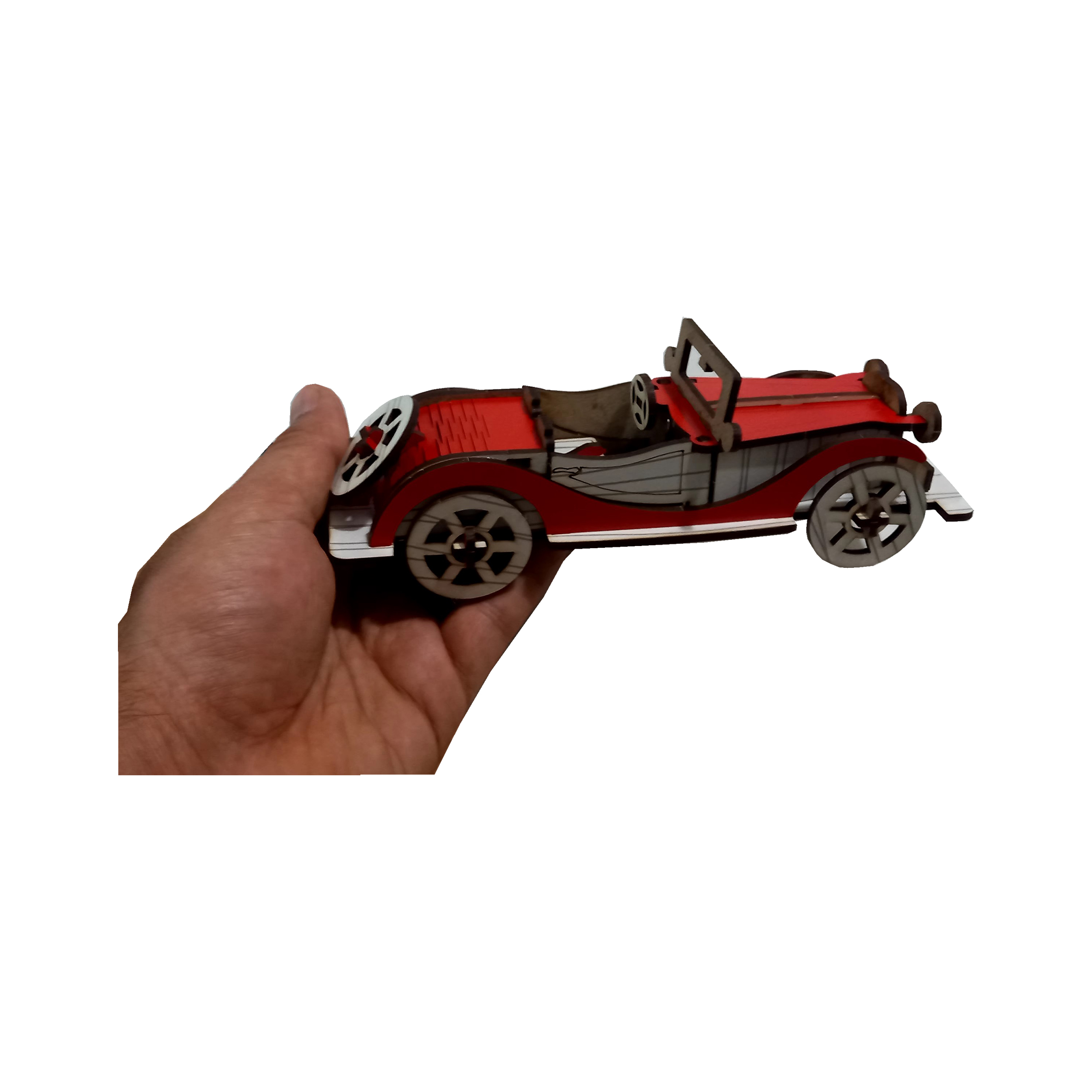Maquette à monter : Kit de modèle de voiture classique « Croc » (2 pièces)