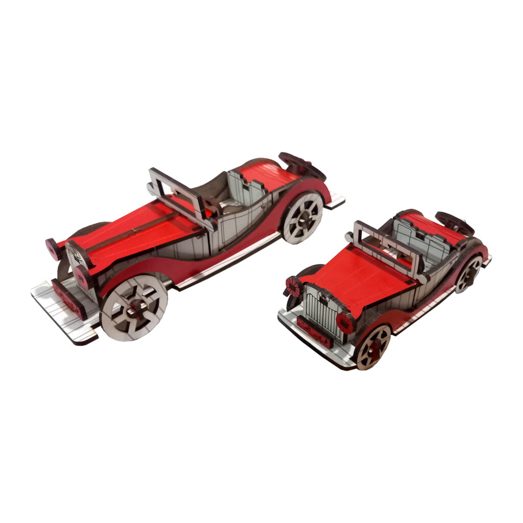 Maquette à monter : Kit de modèle de voiture classique "Croc" (2 pièces)