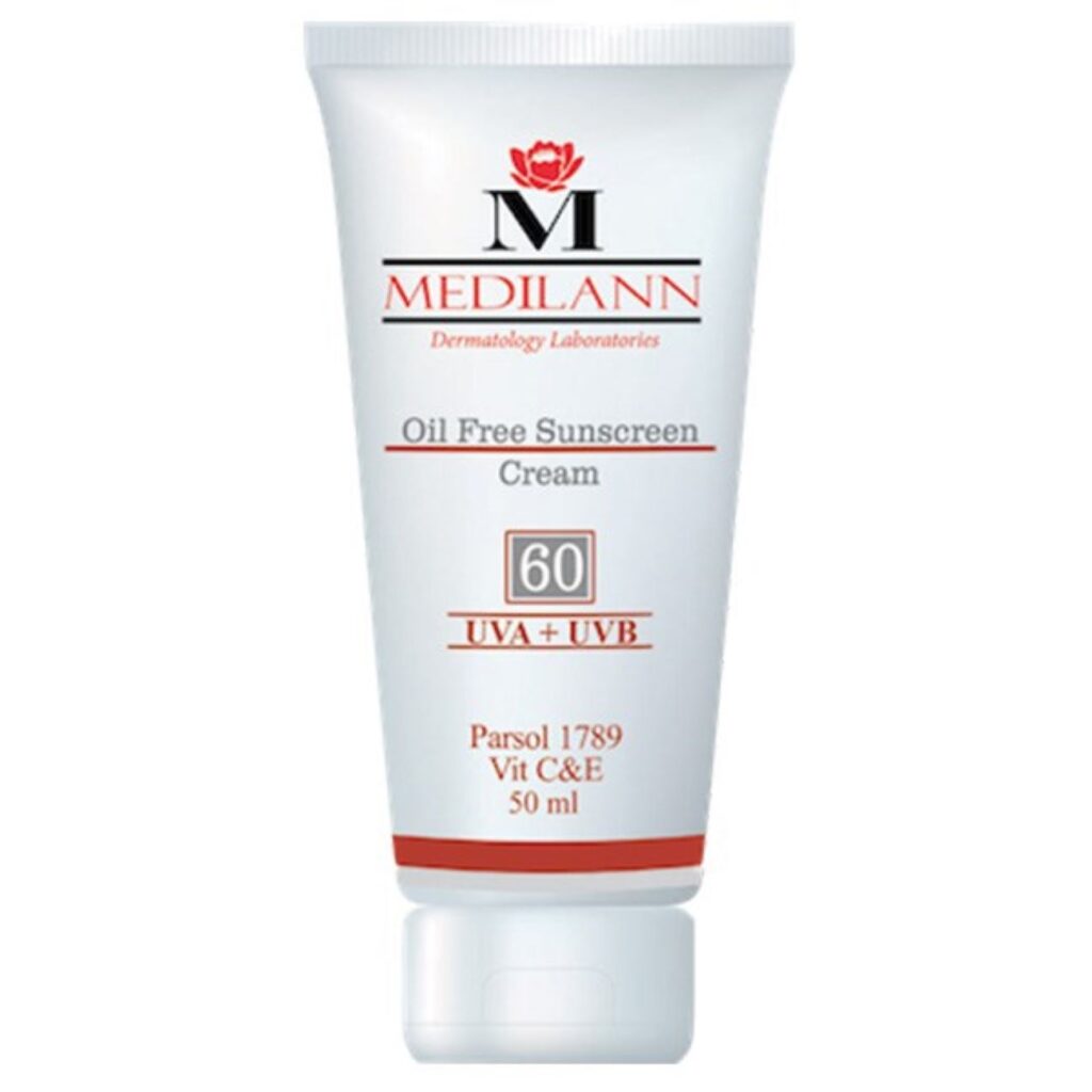 Medilann Crème Solaire Teintée SPF60 pour Peaux Grasses 50 ml