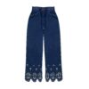 Jeans Baggy avec Design Floral pour Femme - Chic et Confortable