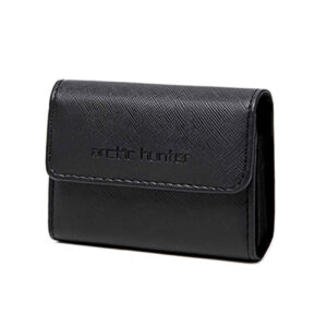 Portefeuille en cuir artificiel persan pour hommes en noir