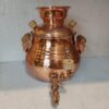 Samovar de thé en cuivre persan design martelé traditionnel 2 litres