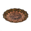 Plat décoratif en cuivre persan gravé – Design traditionnel Chogan