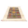 Tapis Gabbeh Persan en laine authentique tissé à la main dans le Fars, motifs animaliers