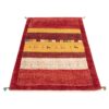 Tapis Gabbeh Persan en laine tissé à la main dans le Fars, motifs animaliers