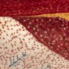 Tapis Gabbeh Persan en laine tissé à la main dans le Fars, motifs animaliers