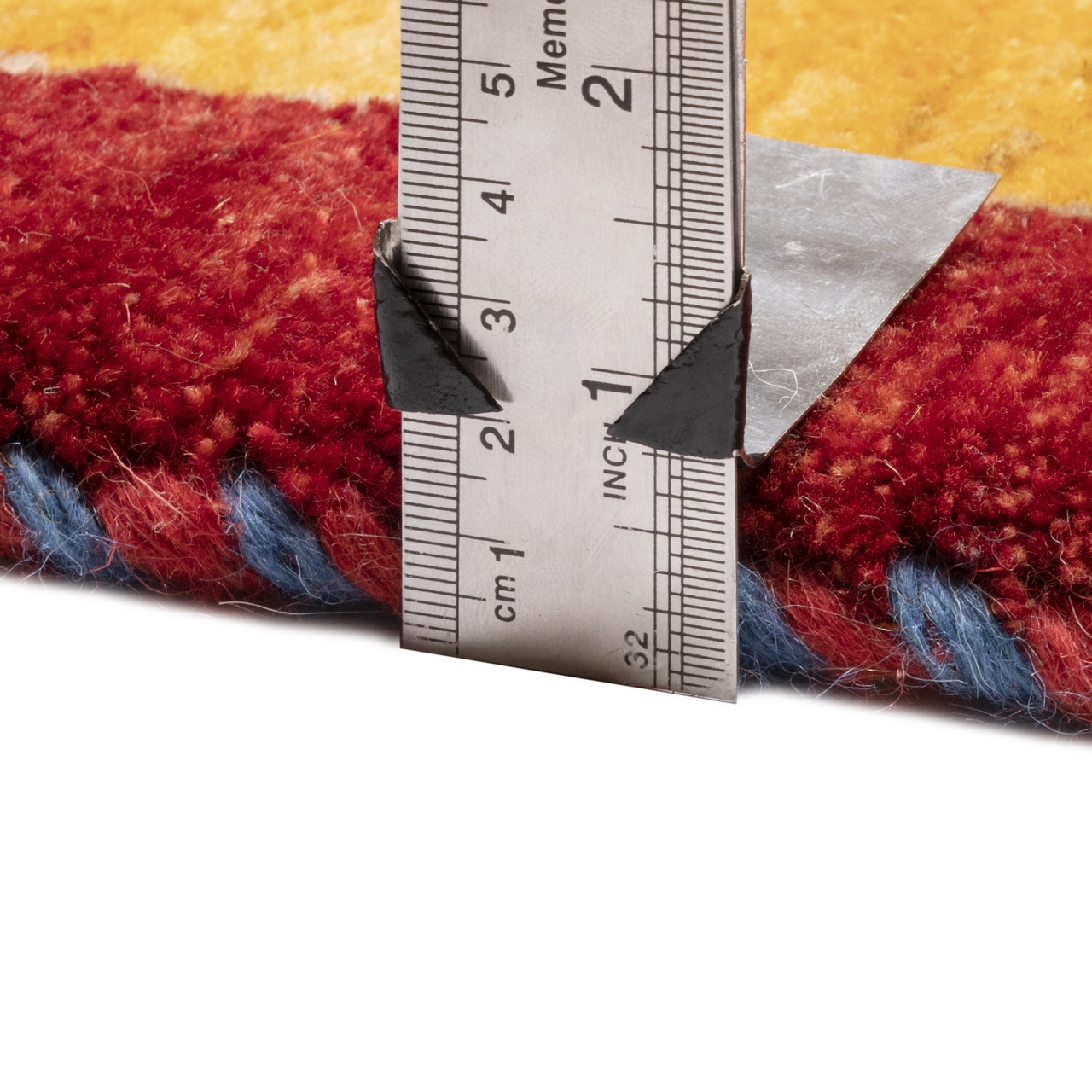 Tapis Gabbeh Persan en laine tissé à la main dans le Fars, motifs animaliers