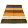Tapis Gabbeh Persan en laine authentique tissé à la main dans le Fars, motifs animaliers