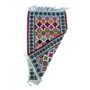 Tapis Kilim Persan en laine avec soie, tissé à la main, Qashqai à Ardabil, bleu