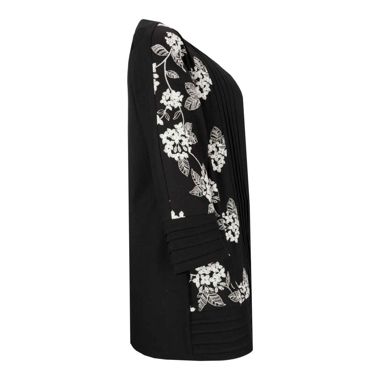 Manto en lin persan pour chaque occasion en noir