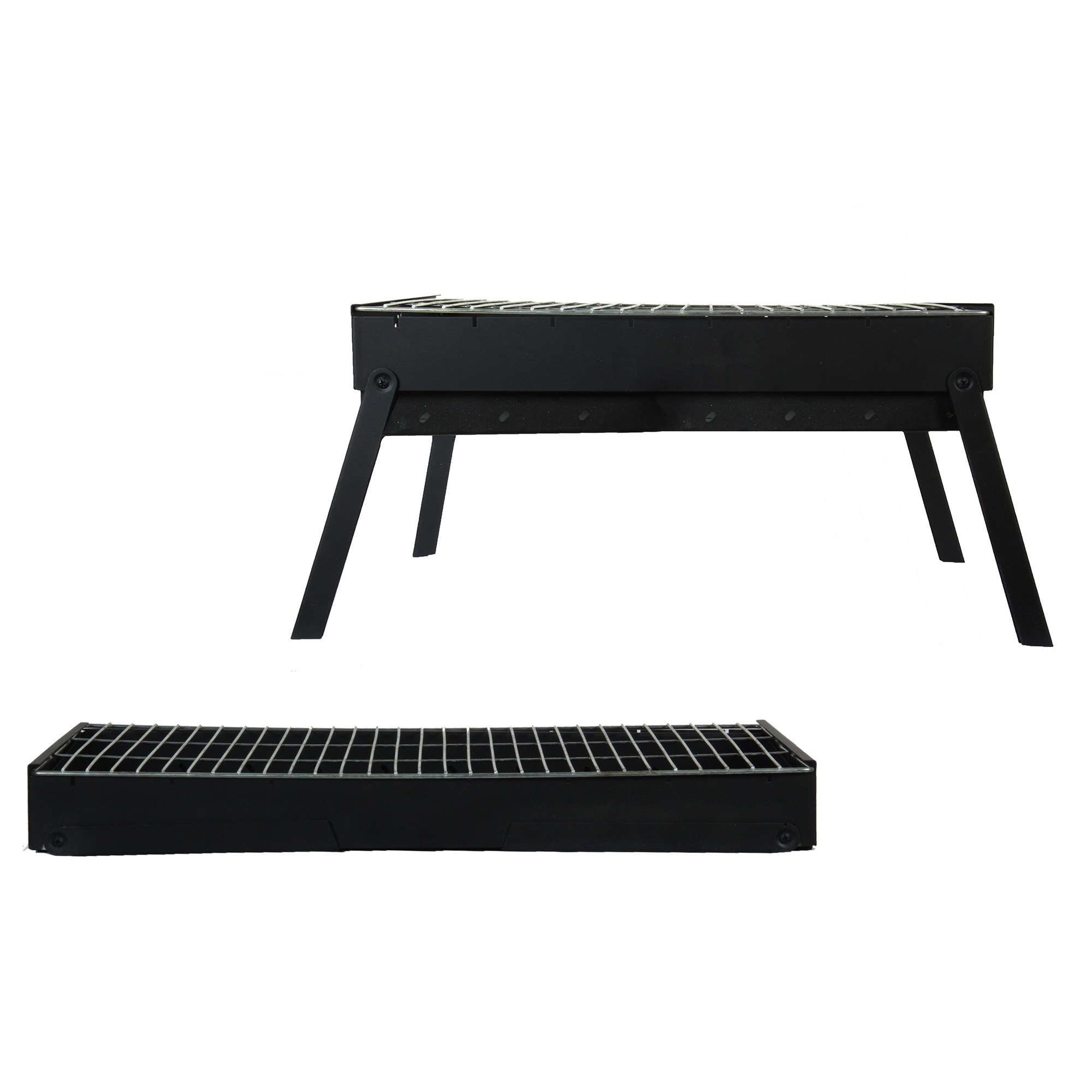 Gril à Charbon de Bois Portable Barbecue de Table – Modèle Pliant