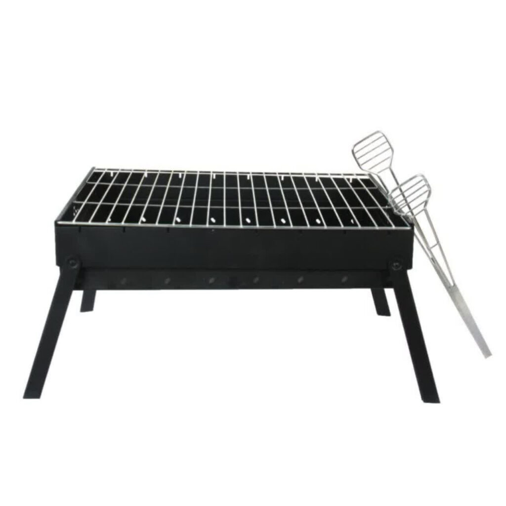 Gril à Charbon de Bois Portable Barbecue de Table - Modèle Pliant
