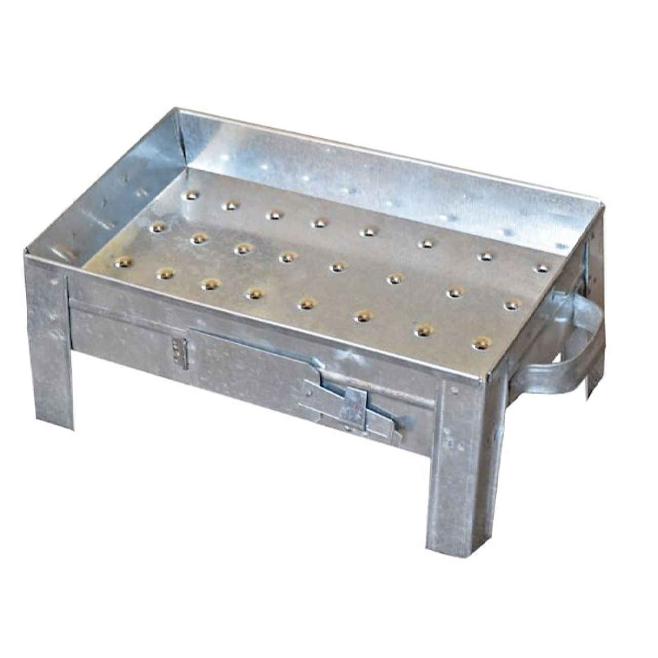 Gril à Charbon de Bois Portable Barbecue de Table avec Base pour la Cuisine en Extérieur
