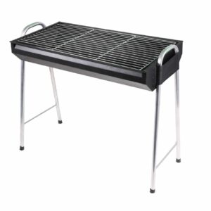 Gril à Charbon de Bois Portable Mangal Persan avec Base Pliante