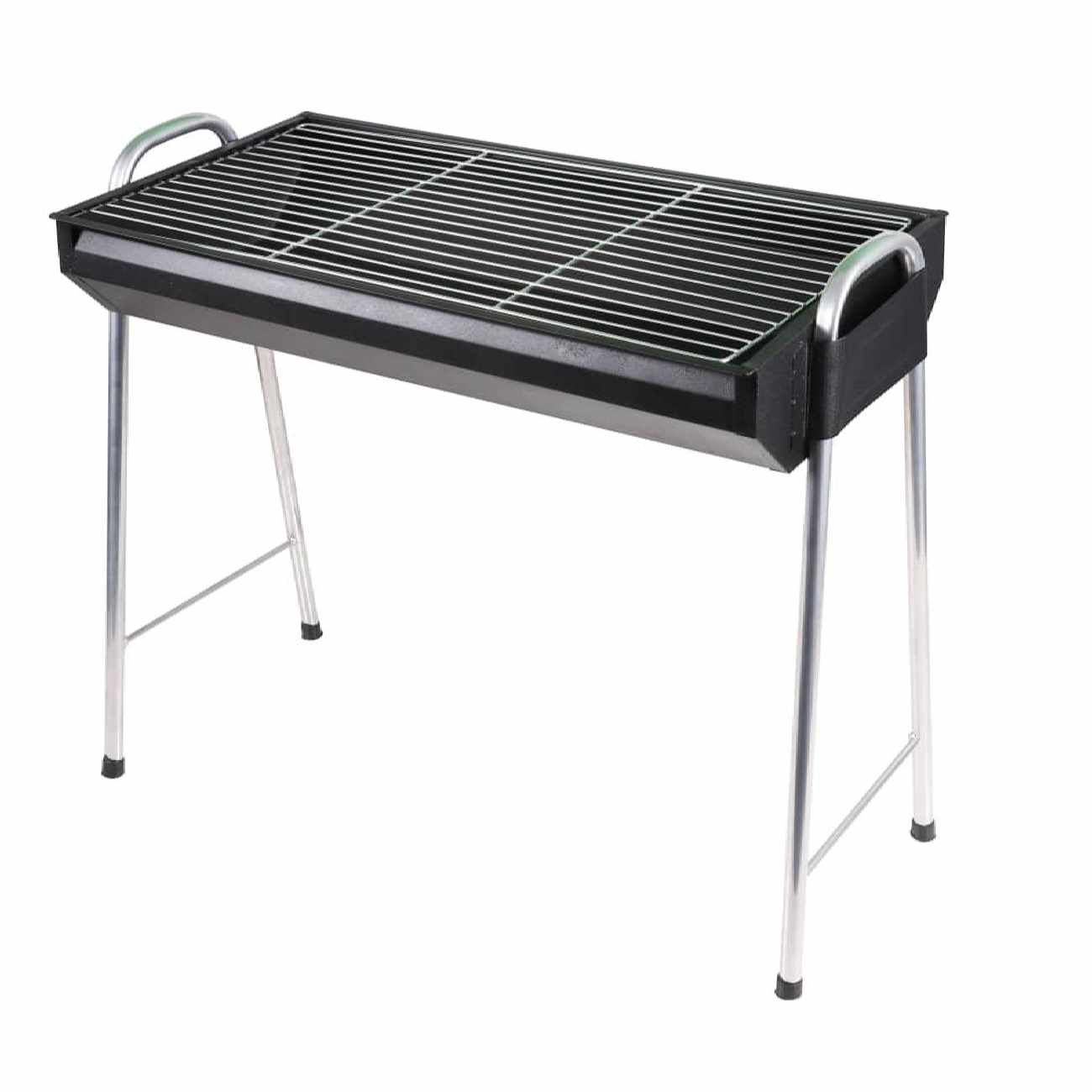 Gril à Charbon de Bois Portable Mangal Persan avec Base Pliante