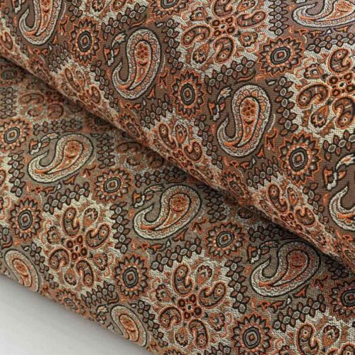 Textile Termeh Persan Premium - Motif Cachemire Tissé