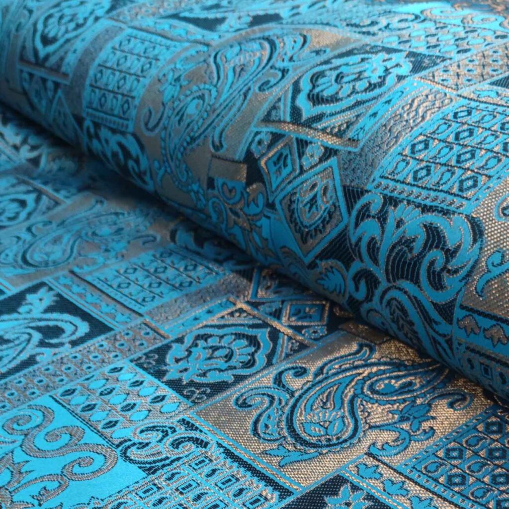 Tissu Termeh persan élégant avec motif cachemire