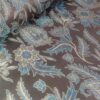 Tissu Termeh persan luxueux avec motif floral cachemire